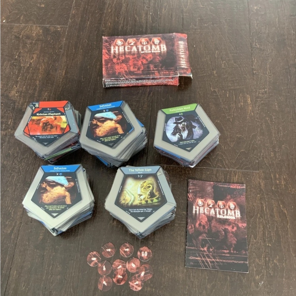 HECATOMB Large Lot .. cards (Base & Last Hallows Eve)